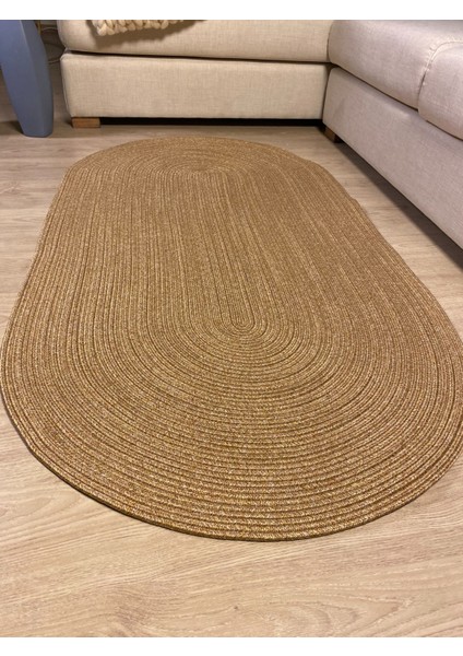 Oval Hasır Görünümlü Jüt Kilim fiyatları