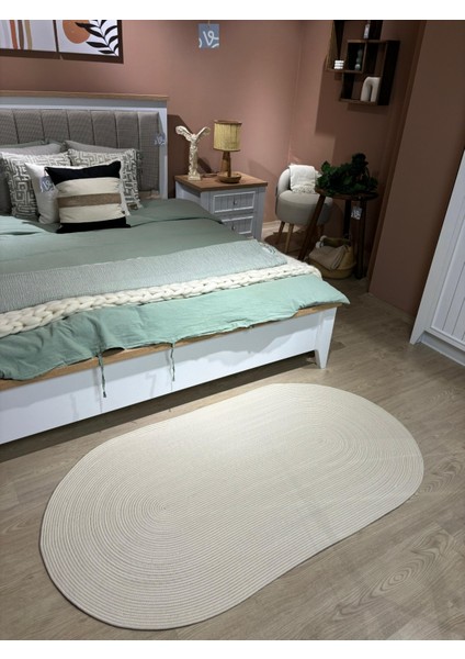 Oval Hasır Görünümlü Jüt Kilim fiyatları