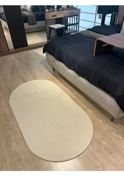 Oval Hasır Görünümlü Jüt Kilim indirimleri