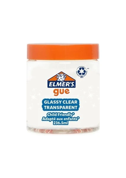 Elmer's Gue - Hazır Slime- 236 Gr, Şeffaf