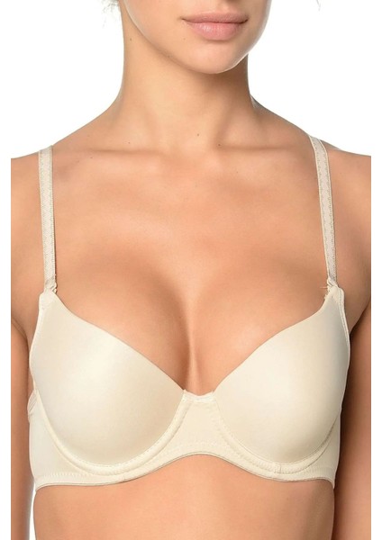 Orkide Kadın Ten Günlük Basic Dolgulu Push-Up Sütyen 2250