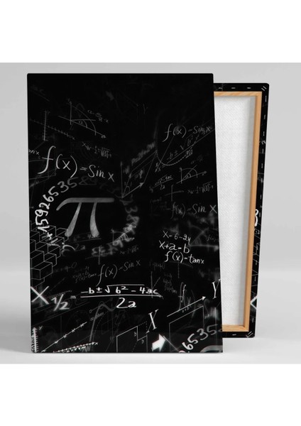 Pi Sayısı Matematik Formüller Kanvas Tablo AR030156