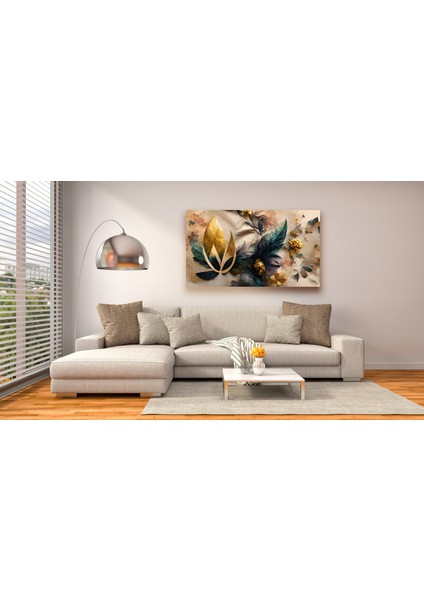 Yapraklar Tasarım Kanvas Tablo AR030266