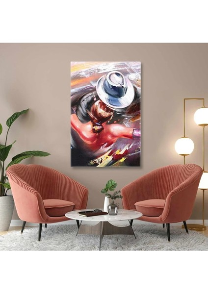 Dans Eden Çift Kuş Bakışı Kanvas Tablo AR030211