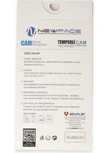 Xiaomi Redmi 12C 3D Antistatik Cam Ekran Koruyucu