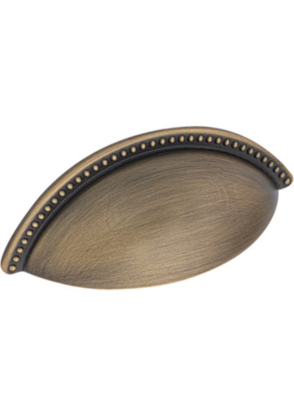 Calisto Kabuk Kulp Antik Bronz Renkli 64MM 4'lü Paket