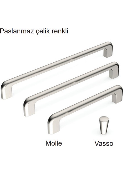 Molle Kulp Inox Renkli 192MM 4'lü Paket modelleri