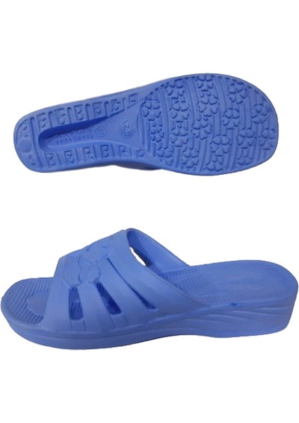 Kadın Mavi Günlük Terlik modelleri