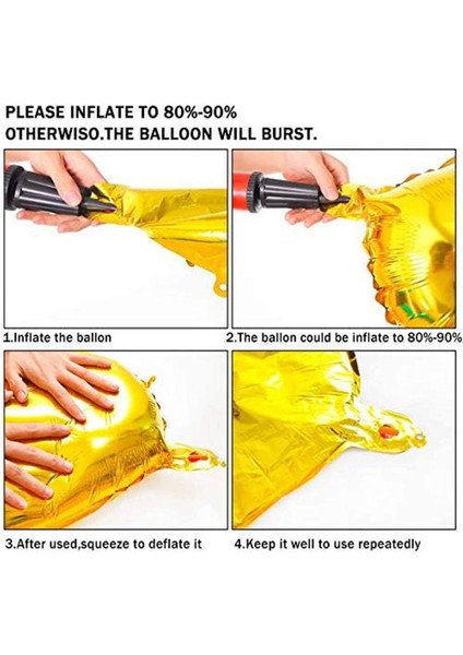 Papatya Temalı Folyo ve Latex Balon Seti