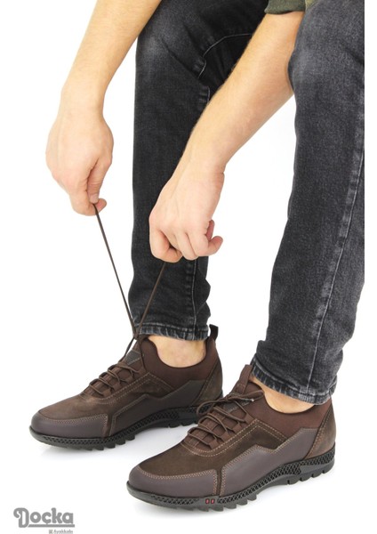 Erkek Kışlık Hakiki Deri Spor Tarz Günlük Ayakkabı MR24/CS0312