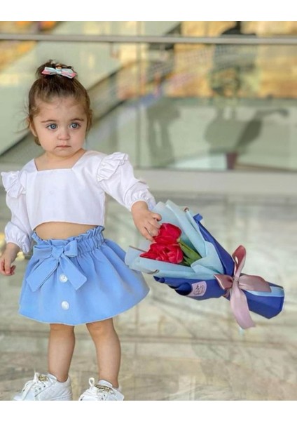 Minigimin Cicileri Bayramlık Mavi Çocuk Takım (Tekli Satış Fiyatıdır) - Kız fiyatları