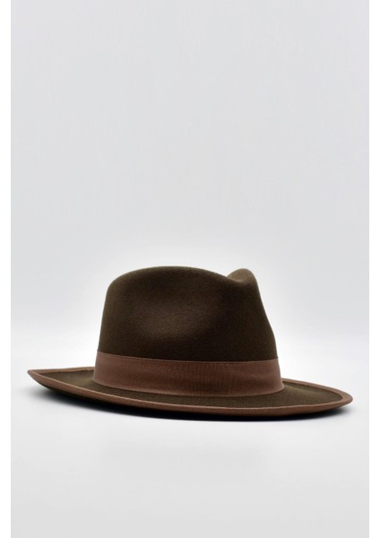Vintage Erkek Fedora Fötr şapka Panama İngiliz Trilby Kasket Kahve fiyatları