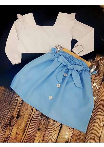 Minigimin Cicileri Bayramlık Mavi Çocuk Takım (Tekli Satış Fiyatıdır) - Kız
