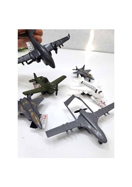 Yerli Uçak 6 Adet Çek Bırak Savaş Uçak Kızılelma Kaan Bayraktar Akıncı Iha Siha Helikopter 16X12CM