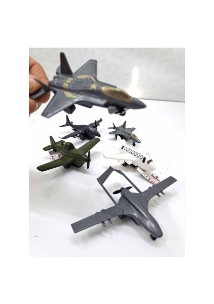 Yerli Uçak 6 Adet Çek Bırak Savaş Uçak Kızılelma Kaan Bayraktar Akıncı Iha Siha Helikopter 16X12CM