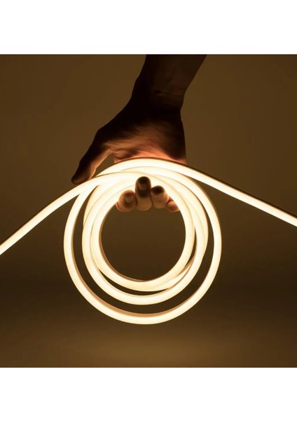 Neon LED Tak Çalıştır - Neon Şerit LED Esnek Silikonlu Aydınlatma Tak Çalıştır Esnek Şerit Neon