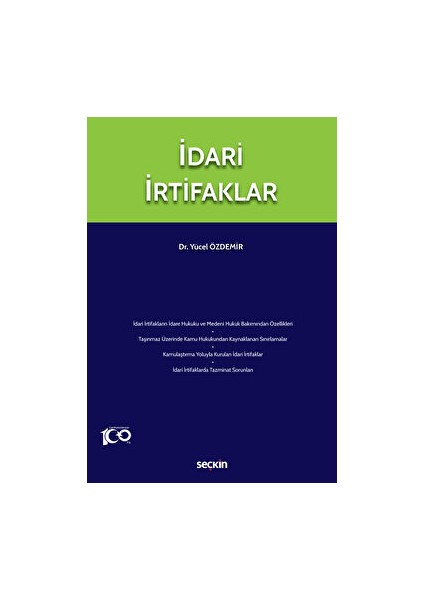İdari İrtifaklar - Yücel Özdemir