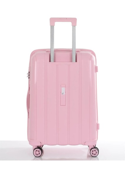 V305 Büyük Boy Polipropilen Tekerlekli Valiz Bavul Seyahat Tatil Kırılmaz Süper Esnek modelleri