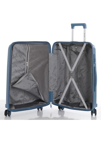 V305 Küçük Boy Polipropilen Tekerlekli Valiz Bavul Seyahat Tatil Kırılmaz Süper Esnek fırsatları