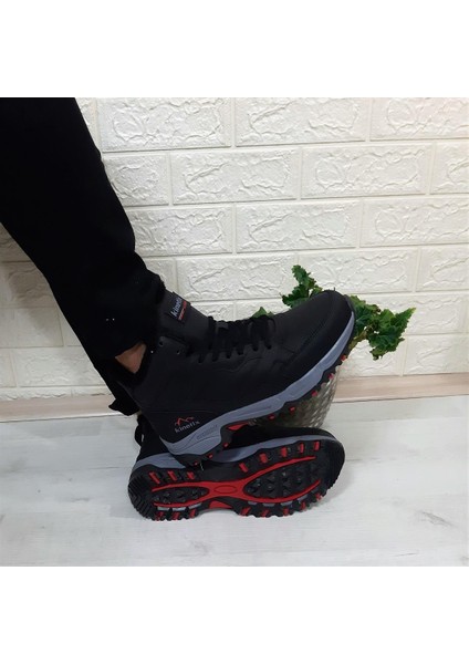 Arctıc Pu Siyah Kaymaz Taban Kürklü Erkek Bot