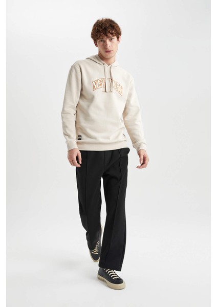 Regular Fit Kapüşonlu Baskılı Sweatshirt A4787AX23AU fiyatları