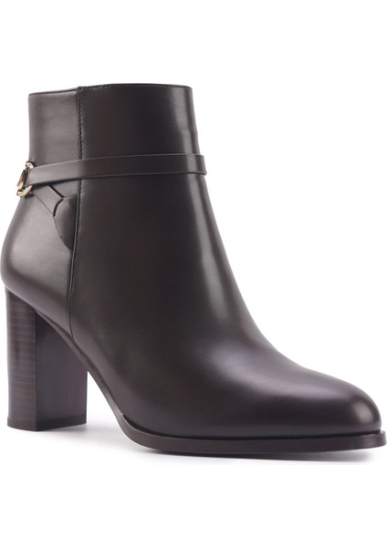 Oubruy 3pr Kahverengi Kadın Topuklu Bot fiyatları