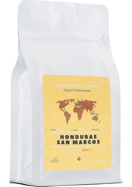 Filtre Kahve Çekirdek Kahve Espresso ( Arabica ) Honduras San Marcos 250 gr