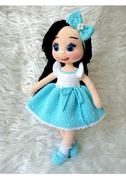 Mavi Busem Bebek Amigurumi Organik Oyuncak fırsatları