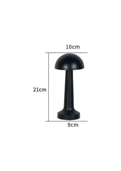 Forlife Dekoratif Şarjlı LED Masa Lambası Siyah FL-8081 modelleri