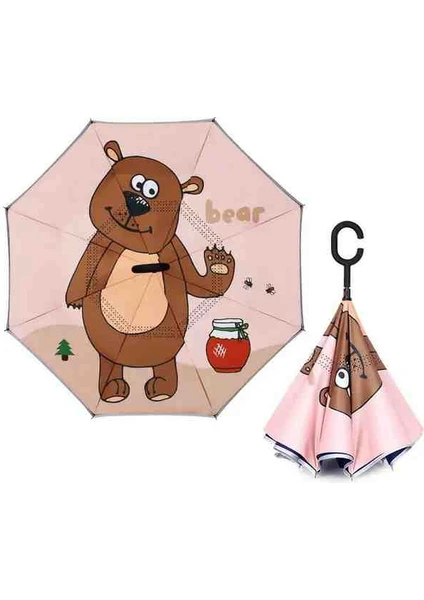 Honey Bear Çocuk Ters Şemsiye