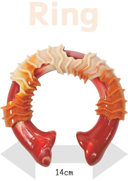 Carnivore Ring Dog Toy Pastırma Aromalı Kemirme Oyuncağı, Kemik