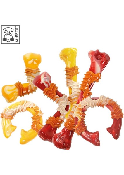 Carnivore Ring Dog Toy Pastırma Aromalı Kemirme Oyuncağı, Kemik