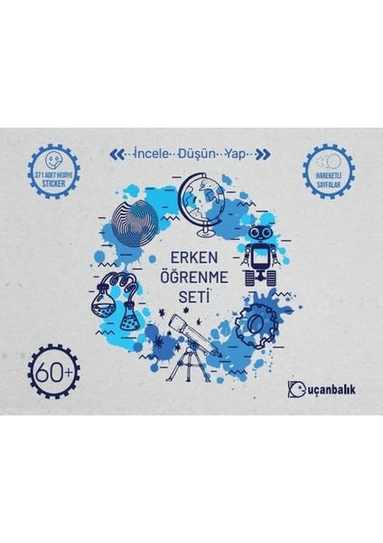 Erken Öğrenme Seti 60+ 25 Parça - Uçanbalık Yayınları