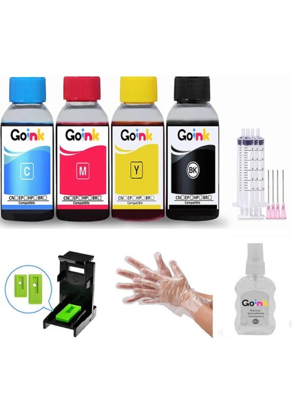 Hp Deskjet Ink Advantage Ultra 4828 Kartuş Uyumlu Dolum Seti