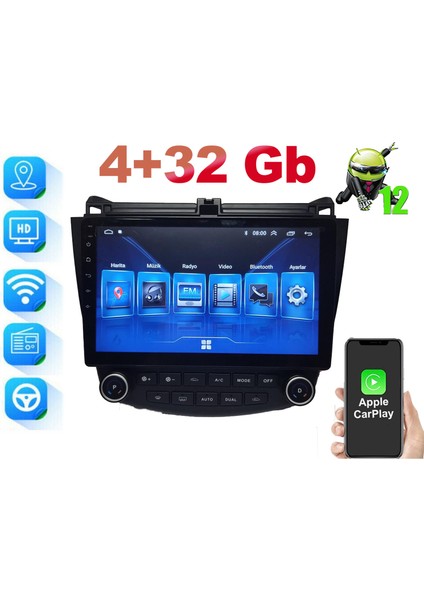 Honda Accord 2003-2007 Multimedya Navigasyon