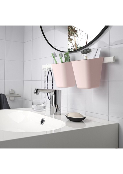 Renk Seçenekli Kutu, Açık Pembe Renk Askılı Kaşıklık 12X11 cm Çok Amaçlı Düzenleyici fırsatları