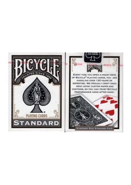 Standart BLACK Oyun Kartı modelleri