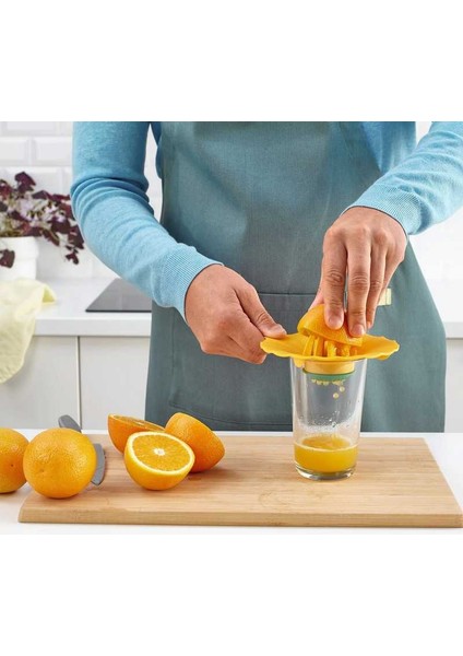 Uppfylld Sarı-Yeşil 15 cm Limon Sıkacağı