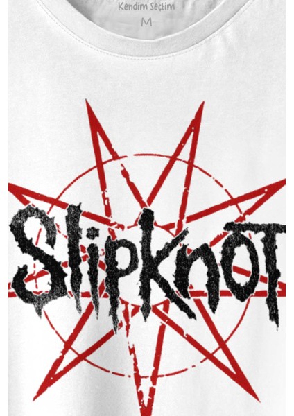 Slipknot Red Yıldız Rock Metal Music Baskılı Tişört Unisex T-Shirt fiyatları