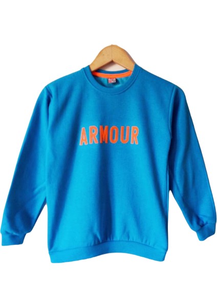 Içi Polarlı 2 Iplik Silikon Baskılı Çocuk Sweatshirt