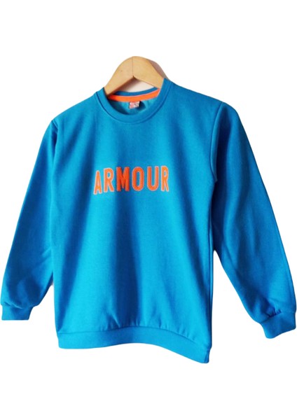 Içi Polarlı 2 Iplik Silikon Baskılı Çocuk Sweatshirt modelleri