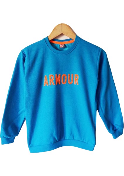 Içi Polarlı 2 Iplik Silikon Baskılı Çocuk Sweatshirt fırsatları