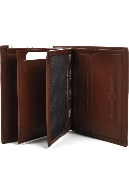 8027 Kahve Hakiki Deri Erkek Cüzdan fırsatları