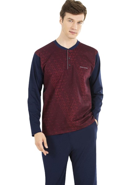 %100 Pamuklu, Jakarlı, Kutulu Erkek Pijama Takım