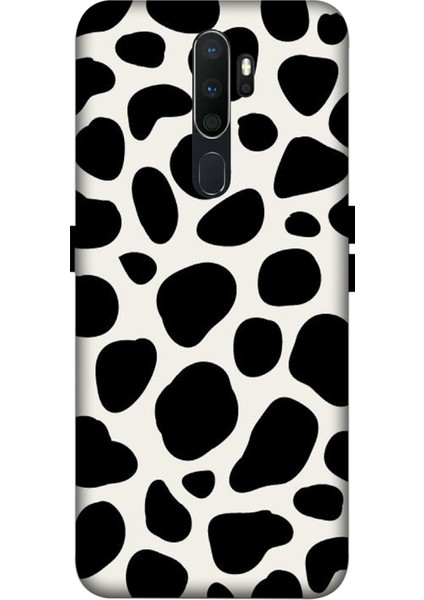 Oppo A5 2020 Kılıf Baskılı Desenli Silikon+Ekran Koruyucu+Kablo Kryc- ANIMALSKIN01
