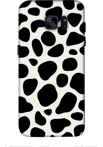 Samsung Galaxy S7 Edge Kılıf Baskılı Desenli Silikon+Ekran Koruyucu+Kablo Kryc- ANIMALSKIN01