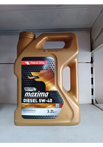 Petrol Ofisi Maxima 5W-40 3,2 Lt Dizel Motor Yağı 2023ÜRETIM