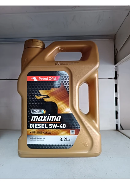 Petrol Ofisi Maxima 5W-40  3,2 Lt Dizel Motor Yağı 2024 ÜRETIM