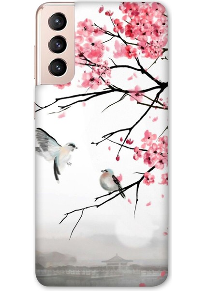 Samsung Galaxy S22 Plus Kılıf Baskılı Desenli Silikon+Ekran Koruyucu+Kablo Kryc- Sercelerinaski