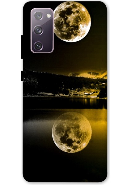Samsung Galaxy S20 Fe Kılıf Baskılı Desenli Silikon+Ekran Koruyucu+Kablo Kryc- Nightandmoon